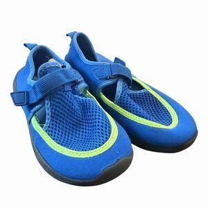 Wonder Nation Toddler Size 11-12 Blue Mesh Water‎ Shoes